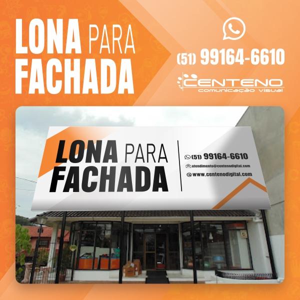 Lona para fachada