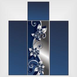 Adesivo para geladeira arabesco 3 Adesivo Personalizado 4x0 - colorido frente Vinil Brilho ou Fosco 