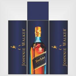 Adesivo para geladeira johnnie walker 2 Adesivo Personalizado 4x0 - colorido frente Vinil Brilho ou Fosco 