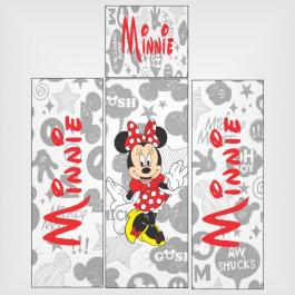 Adesivo para geladeira minnie Adesivo Personalizado 4x0 - colorido frente Vinil Brilho ou Fosco 