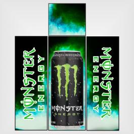 Adesivo para geladeira monster Adesivo Personalizado 4x0 - colorido frente Vinil Brilho ou Fosco 