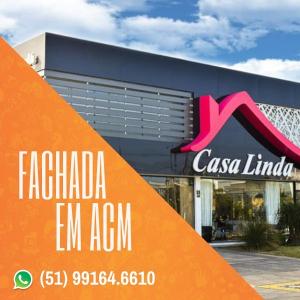 Fachada de ACM Estrutura de metal / aluminio Personalizado 4x0 - colorido frente ACM 3mm Adesivos / Letra Caixa Led