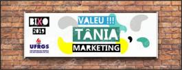 Faixa bixo vestibular Marketing 3 Lona Retangular 4x0 - colorido frente Impressão digital Bastão nas laterais 