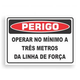 Placa de perigo 2 PVC 2mm Retangular 25cm x 18cm / 35cm x 25cm / 50cm x 35cm 4x0 - colorido frente Impressão digital 4 furos ou fita dupla face verniz de proteção