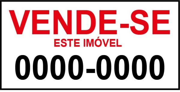 Placa de VENDE-SE ESTE IMÓVEL